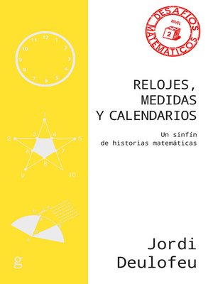 cover image of Relojes, medidas y calendarios